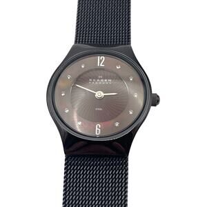 Skagen 233XSDD1 Womens All Stainless Steel Watch 24mm - Fresh Battery - WR 3ATM